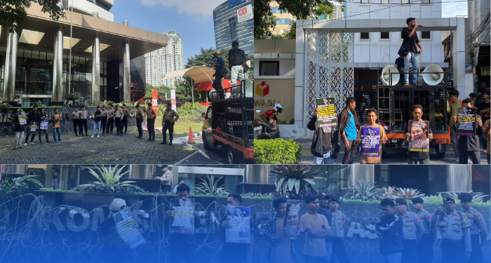 Bawaslu Diduga Sunat Anggaran Negara, Mahasiswa Kembali kepung KPK