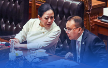 Ketua DPR RI Puan Maharani dan Wakil Ketua DPR RI Sufmi Dasco Ahmad.