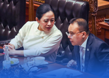 Ketua DPR RI Puan Maharani dan Wakil Ketua DPR RI Sufmi Dasco Ahmad.