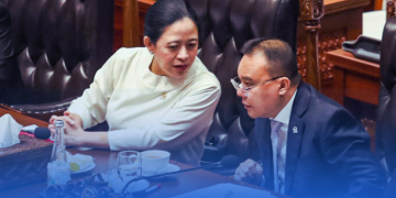 Ketua DPR RI Puan Maharani dan Wakil Ketua DPR RI Sufmi Dasco Ahmad.
