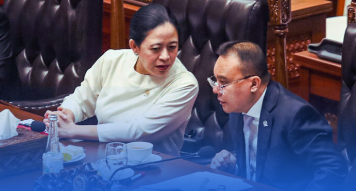 Ketua DPR RI Puan Maharani dan Wakil Ketua DPR RI Sufmi Dasco Ahmad.