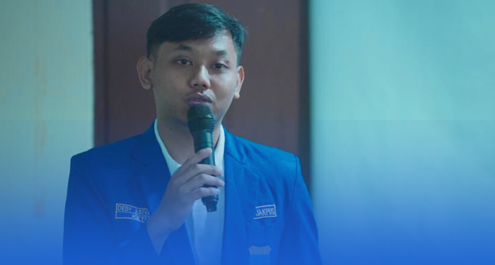 Ketua PC PMII Jakarta Pusat - Debi Abi Yanto Saputra.