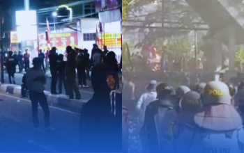 Pagar Dibobol, Batu Dilempar, Ribuan Warga Ganyang Kenaikan PBB-P2 di Bone!