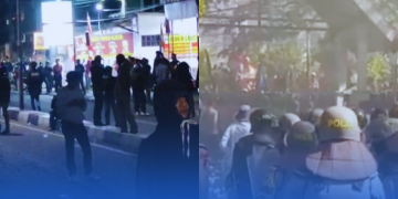 Pagar Dibobol, Batu Dilempar, Ribuan Warga Ganyang Kenaikan PBB-P2 di Bone!