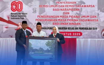 512 Warga Binaan Lapas Pangkalan Bun Dapat Remisi di HUT RI ke-80