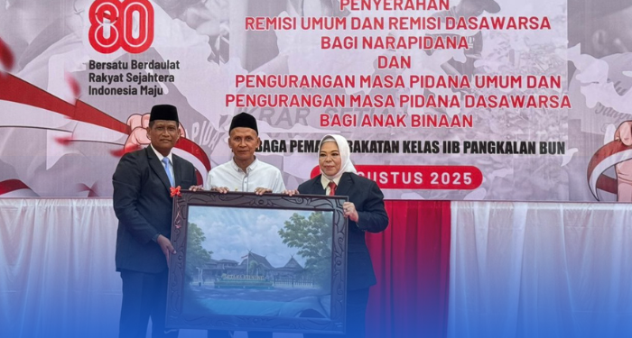 512 Warga Binaan Lapas Pangkalan Bun Dapat Remisi di HUT RI ke-80