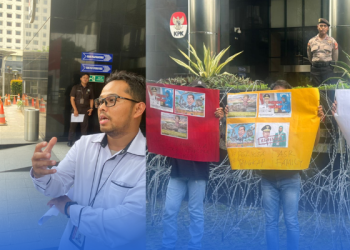 Puluhan Mahasiswa ALIMASI Aksi KPK RI (Ist).