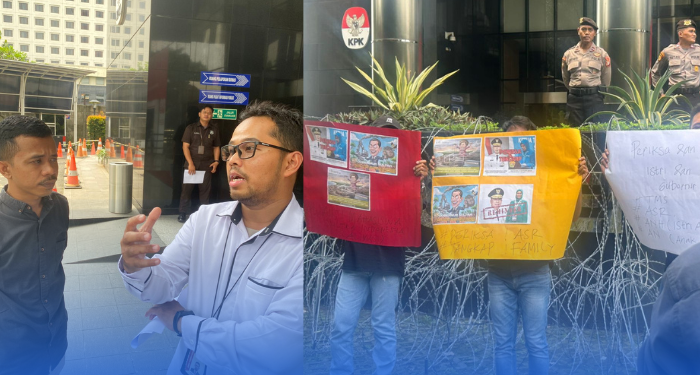 Puluhan Mahasiswa ALIMASI Aksi KPK RI (Ist).