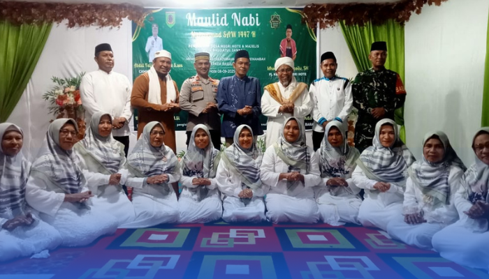 Negeri Hote Gelar Maulid Nabi, Perangkat Desa Kompak Jaga Silaturahmi