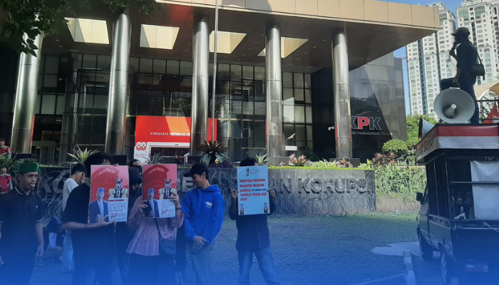 HMI MPO Gelar Aksi di KPK RI, Desak Usut Dugaan Korupsi Rp2,5 Miliar di Kabupaten Buru