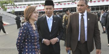 Wakil Menteri Pemuda dan Olahraga Republik Indonesia (Wamenpora RI) Taufik Hidayat hadir pada Rapat Paripurna DPR RI Ke I Tahun 2025–2026 di Gedung Nusantara, Jakarta, Jumat (15/08) sore. (foto:bagus/kemenpora.go.id)