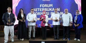 Kementerian Pemuda dan Olahraga (Kemenpora) RI menggelar kegiatan Forum Keterbukaan Informasi Publik (KIP) bertema “Akses Informasi Sebagai Kunci Budaya Olahraga" di Theater Wisma Kemenpora, Jalan Gerbang Pemuda 3, Senayan, Rabu (13/8) pagi. (foto: Herry/kemenpora.go.id)