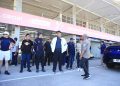 Menteri Pemuda dan Olahraga Republik Indonesia (Menpora RI) Dito Ariotedjo meninjau Sirkuit Mandalika di Kuta, Lombok Tengah, Nusa Tenggara Barat, Sabtu (2/8). Tinjauan dilakukan menjelang bergulirnya MotoGP Indonesia pada Oktober 2025 mendatang. (foto:bagus/kemenpora.go.id)