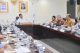 Menteri Pemuda dan Olahraga Republik Indonesia (Menpora RI) Dito Ariotedjo, memimpin Rapat Koordinator Program Beasiswa Keolahragaan bersama Plt. Dirut LPDP (Lembaga Pengelola Dana Pendidikan) Sudarto, yang hadir bersama Direktur Keuangan dan Umum Emmanuel Agust Hartono dan Direktur Beasiswa Dwi Larso di Ruang Rapat Lantai 10 Kantor Kemenpora, Senayan, Jakarta, Selasa (5/8).(foto:bagus/kemenpora.go.id)
