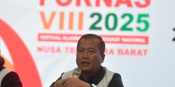Wakil Presiden Republik Indonesia, Gibran Rakabuming Raka direncanakan akan hadir saat penutupan Festival Olahraga Masyarakat Nasional (FORNAS)VIII Nusa Tenggara Barat (NTB) 2025 di Eks Bandara Selaparang, Mataram pada Jumat (1/8) besok.(foto:bagus/kemenpora.go.id)