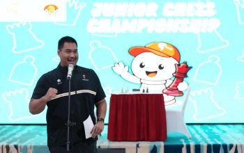 Menteri Pemuda dan Olahraga Republik Indonesia (Menpora RI) Dito Ariotedjo secara resmi membuka Kejuaraan Catur Junior Piala Purnomo Yusgiantoro ke-6 Tahun 2025 di Gedung Serba Guna Gelora Bung Karno (GBK), Senayan, Jakarta, Sabtu (30/8).(foto:Herry/kemenpora.go.id)
