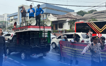Brigade PII Demo di Fraser Residence Menteng, Soroti Dugaan Pelanggaran Perda DKI