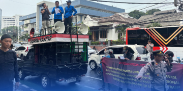Brigade PII Demo di Fraser Residence Menteng