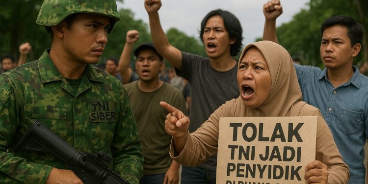 TNI Jadi Polisi Siber? Ancaman Demokrasi Indonesia!