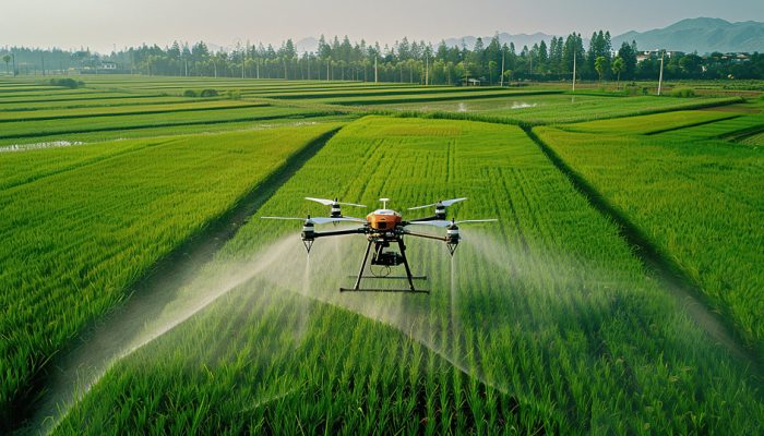 Teknologi Drone Tingkatkan Produktivitas Padi