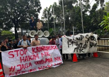 Generasi Milenial Minta Hentikan Kriminalisasi Hakim MK