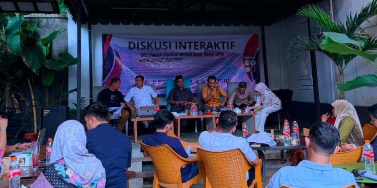 Gelar Diskusi Interaktif Revisi UUPA, Kolaborasi Lintas Organisasi Pemuda Mahasiswa Aceh Dorong Pengelolaan Otsus Wajib Pro Rakyat