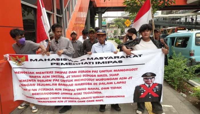 Aksi Unjuk Rasa Kelima Soroti Dugaan Pungli Oknum Pegawai Rutan/Lapas