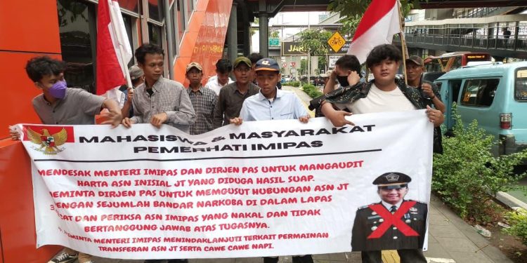 Aksi Unjuk Rasa Kelima Soroti Dugaan Pungli Oknum Pegawai Rutan/Lapas